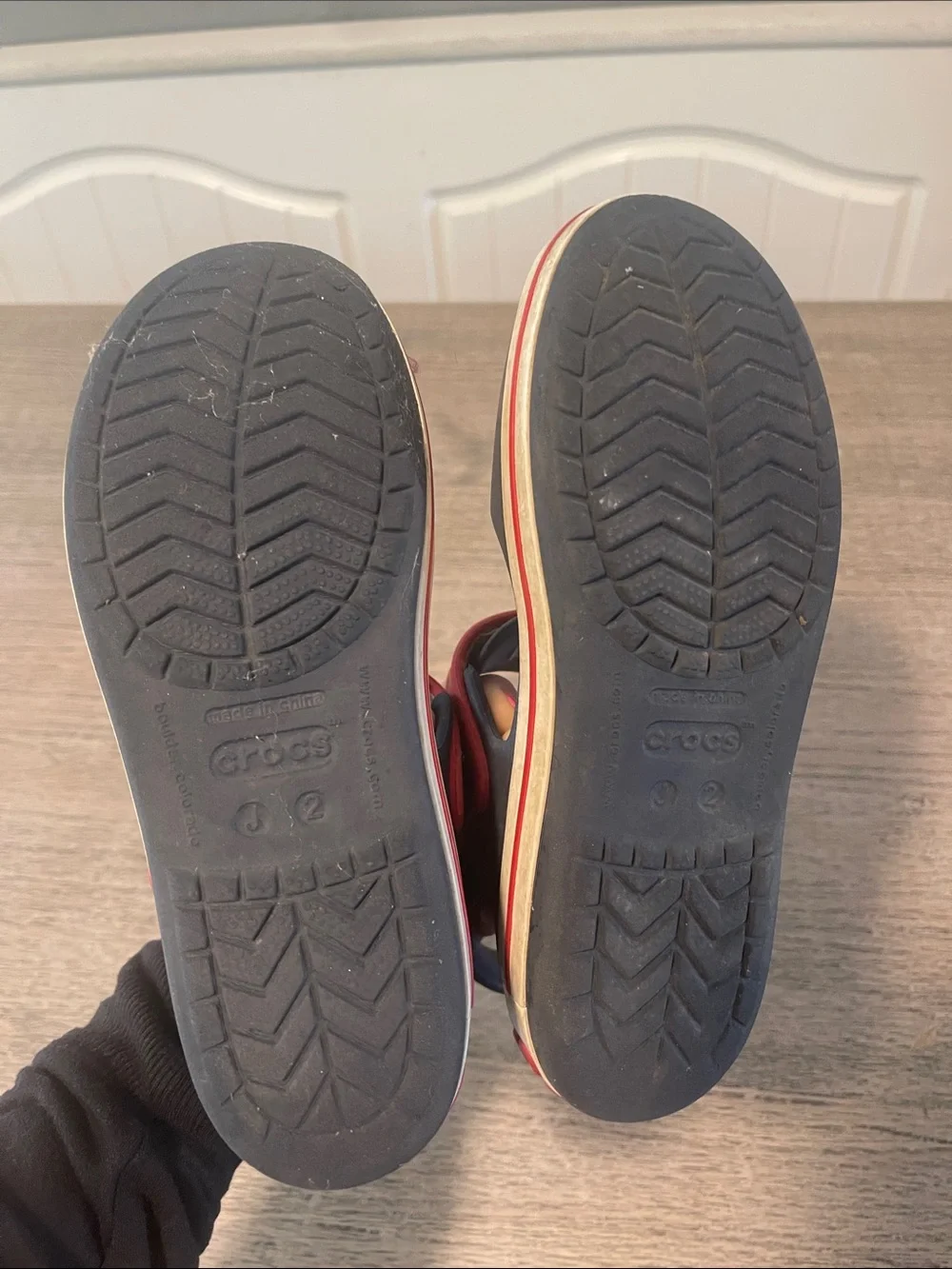 Crocs Kids' Crocband™ Cruiser Sandal Size J2‎